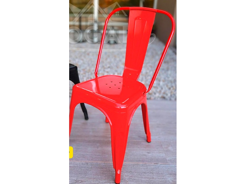 Silla aluminio roja Cochabamba