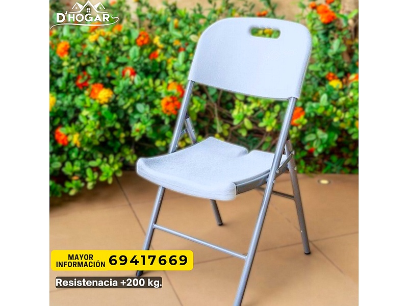 Silla plástico blanca Cochabamba