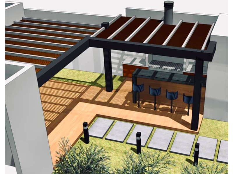 Renderizado 3D Santa Cruz