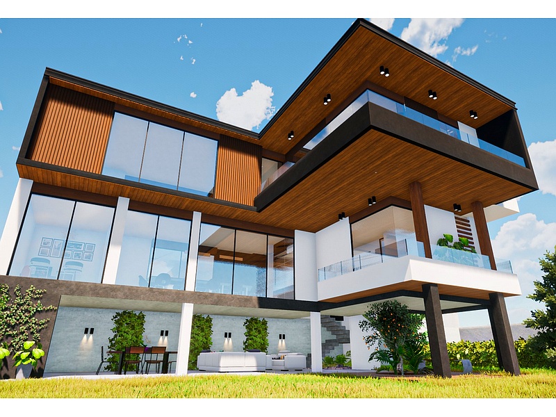 Construcción vivienda moderna Sucre