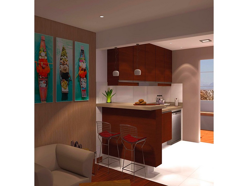 Diseño arquitectónico cocina Sucre