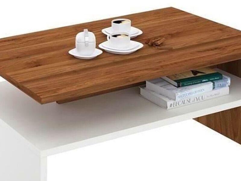 Mesa Centro Sala Palos Blancos