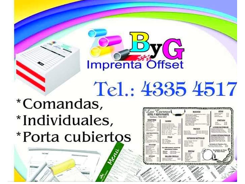 IMPRESION COMANDAS BOLIVIA 