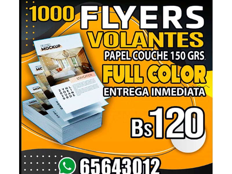 VOLANTES PUBLICITARIOS BOLIVIA 