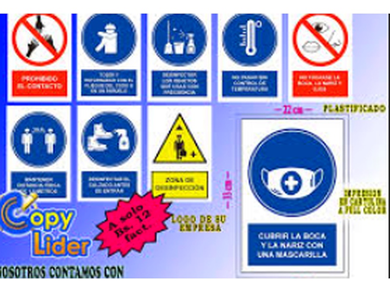 Señalización interna externa Bolivia 