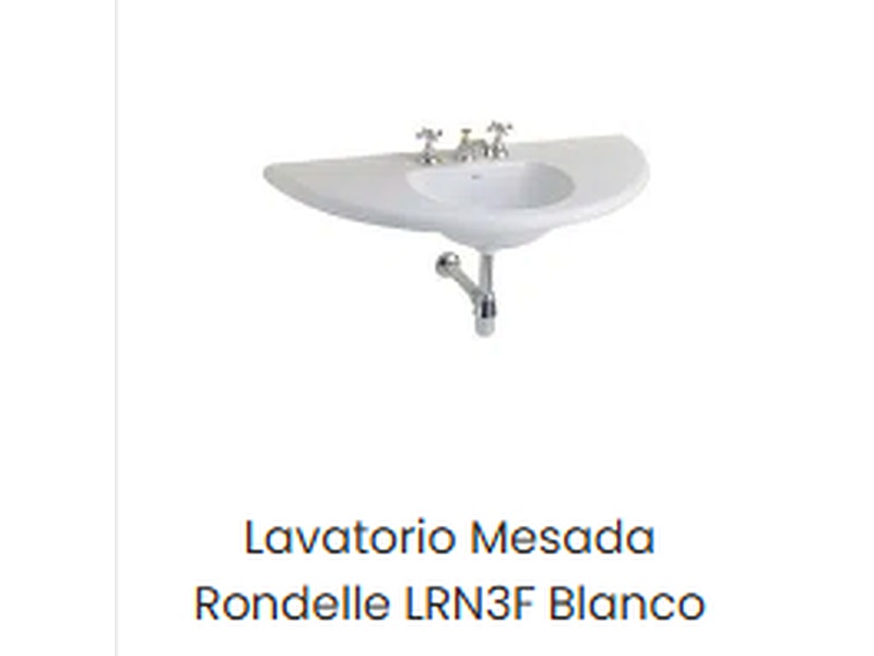 Lavatorio Mesada Rondelle