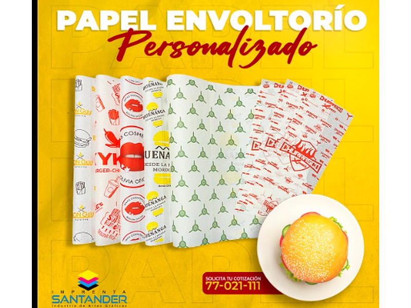 Papel envoltorío personalizado Boliva 