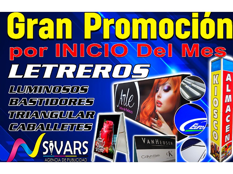 Letreros luminosos Bolivia 