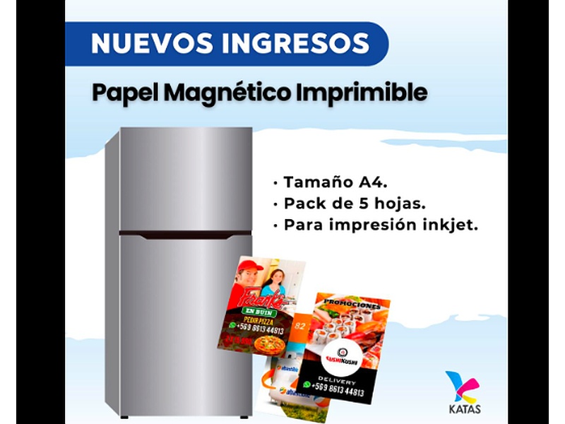 Papel Magnético Imprimible 