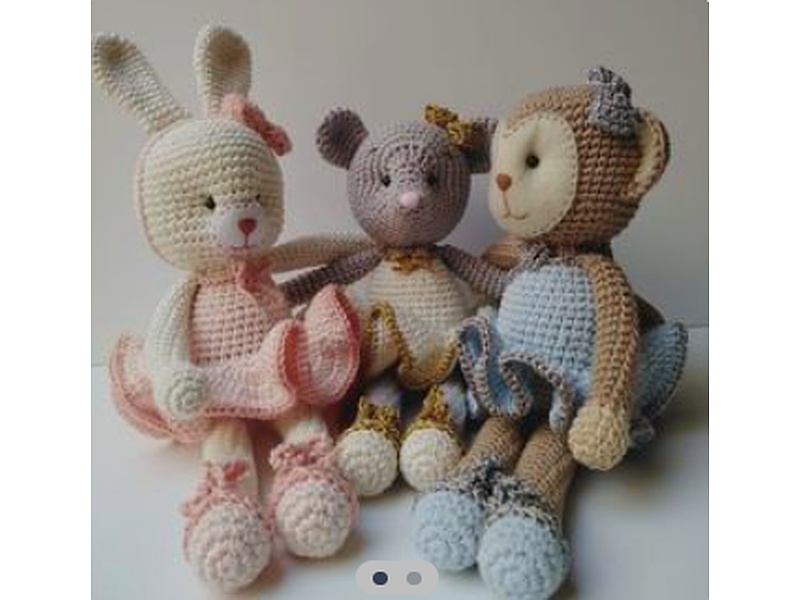Amigurumi Bailarinas Bolivia