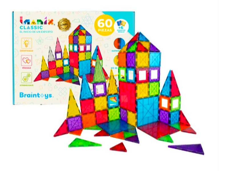 IMANIX CLASSICS 60 piezas, Braintoys Bolivia