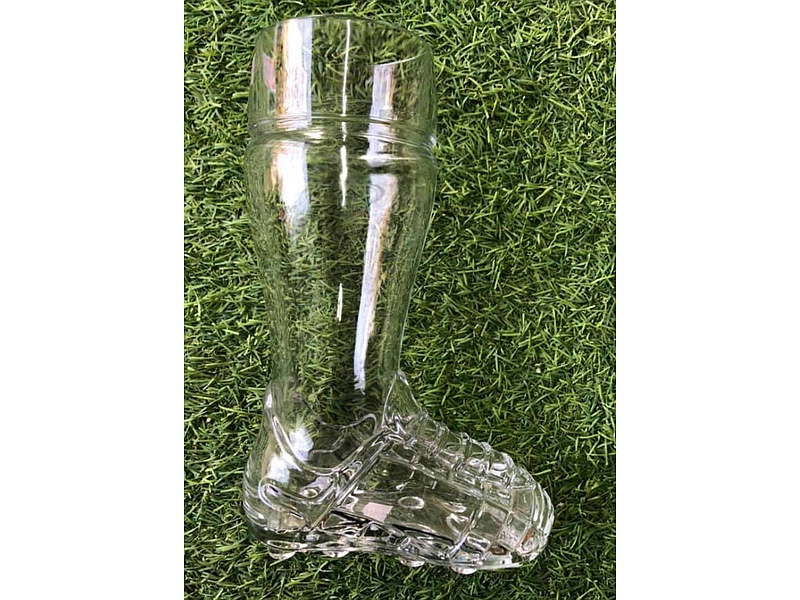 Vaso cristal bota fútbol Bolivia