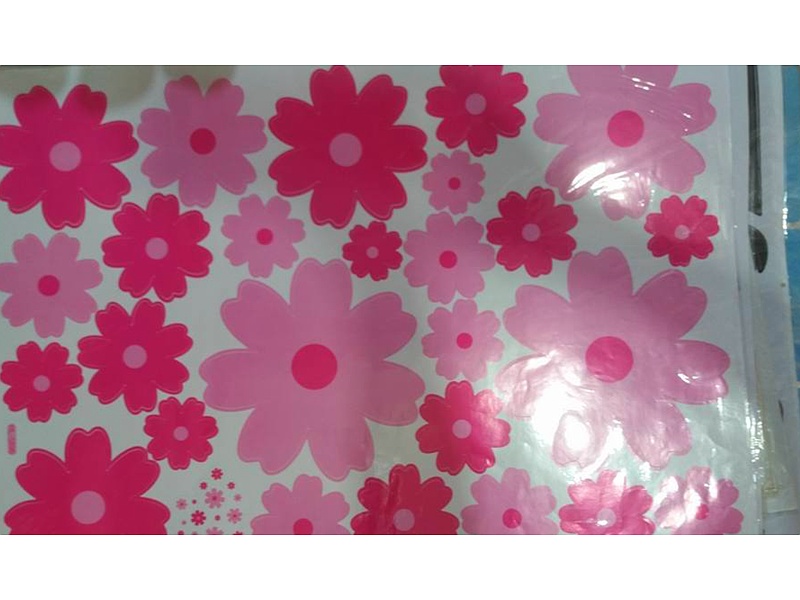 Sticker flores rosas Bolivia