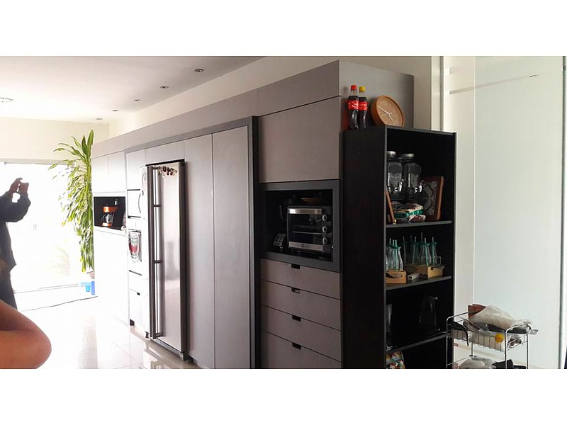 Muebles para cocina color topo Bolivia