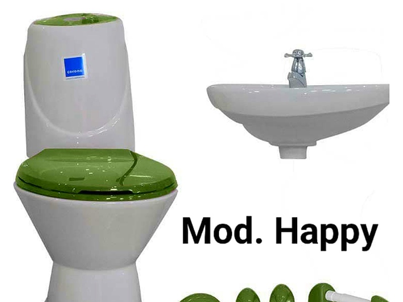 Sanitario Modelo Happy verde