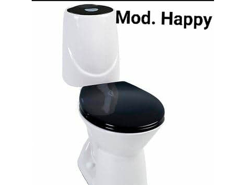 Sanitario Modelo Happy negro