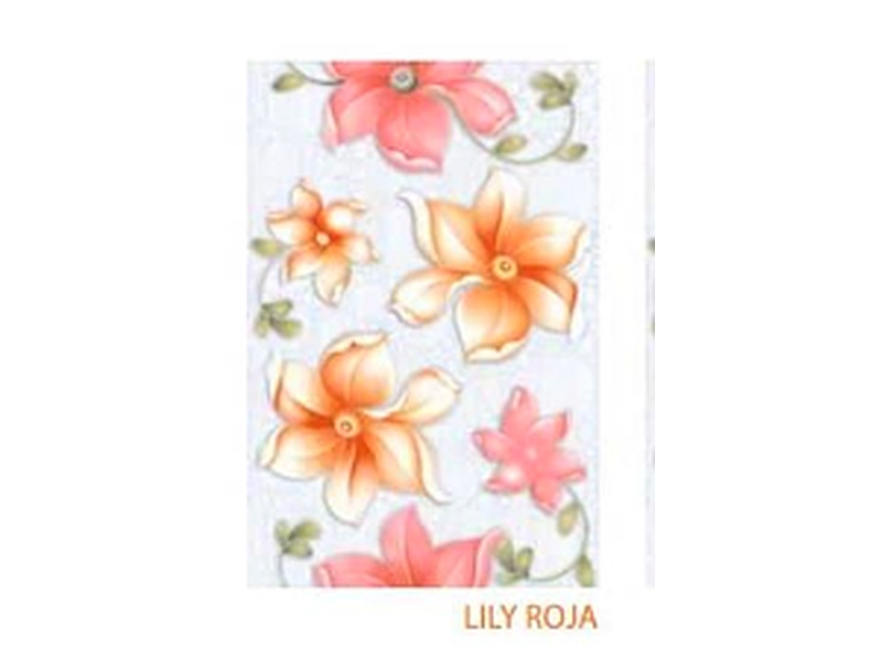 Cerámica Lily roja