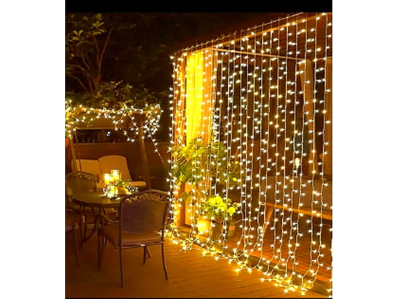 Cortina de luces led