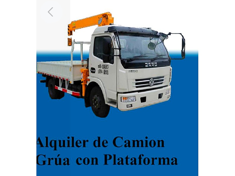 Alquiler de camión grúa con plataforma, Oruro