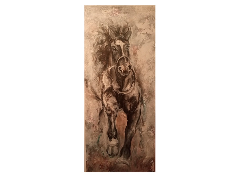 Cuadro arte Caballo Bolivia