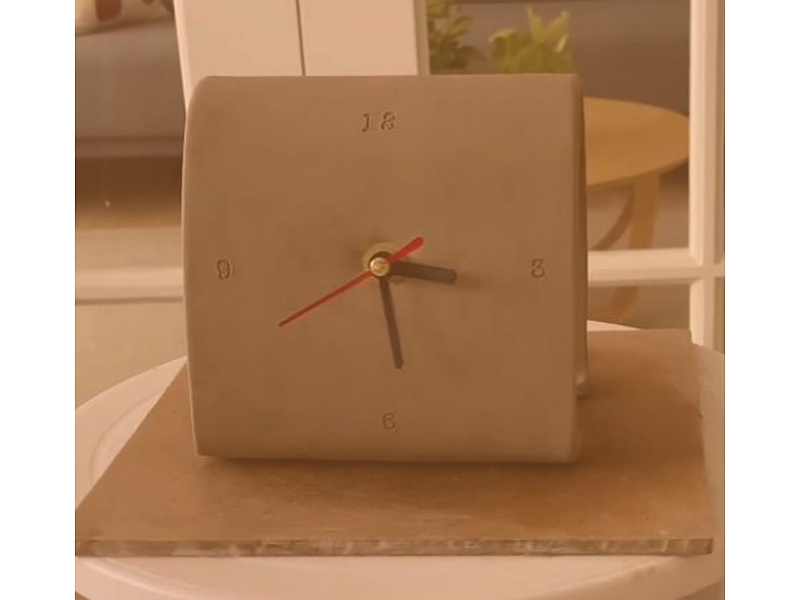 Reloj decorativo ceramico Bolivia