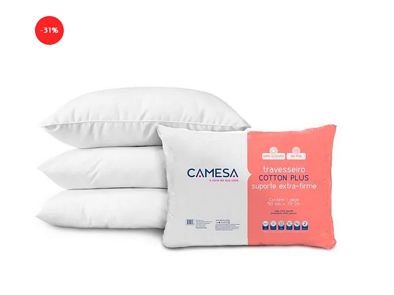 Almohada Camesa Plano Naranja Firme Bolivia