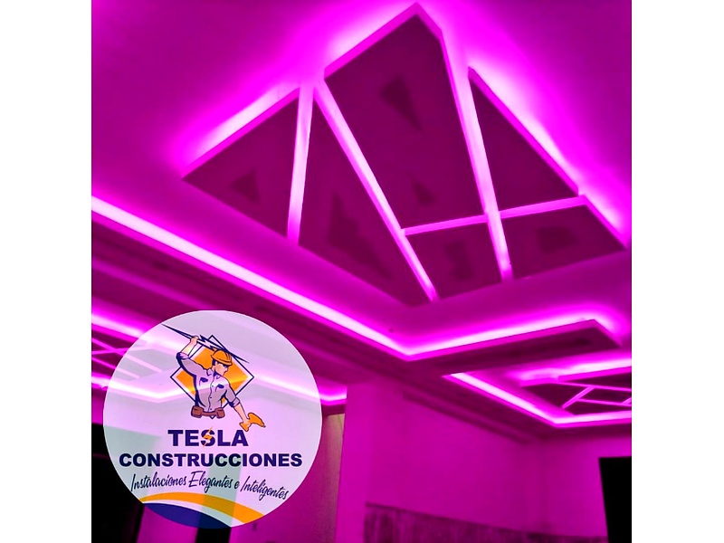 Panel Techo Rosa Cochapamba TESLA ILUMINACION LED