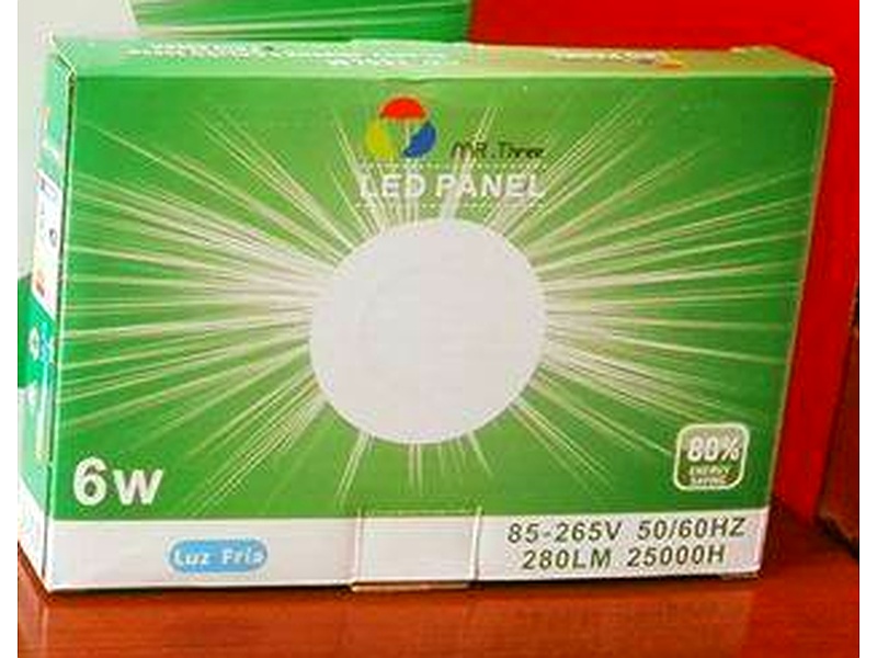 Panel LED 6W Tarija Electro Iluminación EMCIL