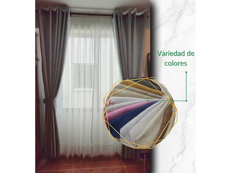 Cortina Semi Blackout Colores Cochabamba Aaron Decoraciones