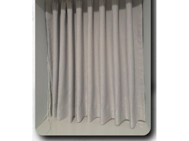 Cortina Semi Blackout Gris Ondulada Cochabamba Aaron Decoraciones