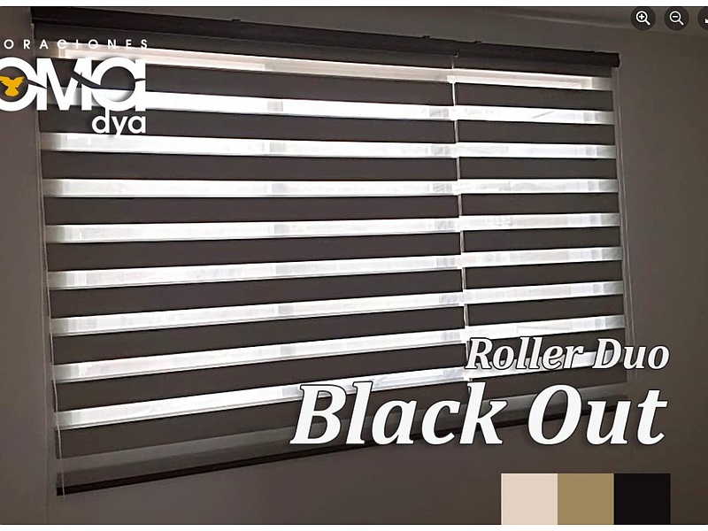 Cortinas Roller Blackout La Paz Decoraciones POMA