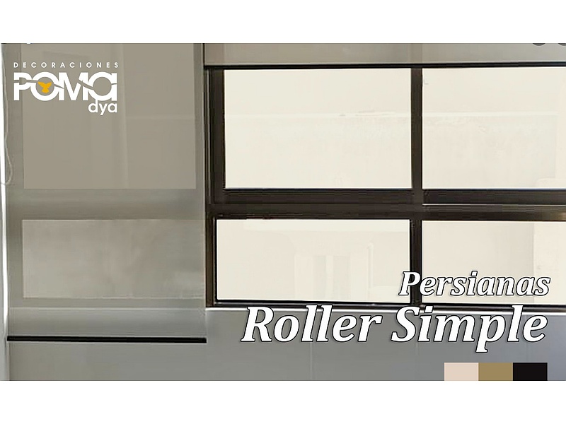 Persianas Roller Simple La Paz Decoraciones POMA