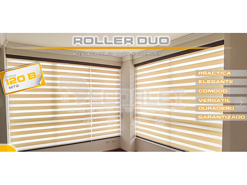 Costina Roller Duo Screen Beige La Paz 