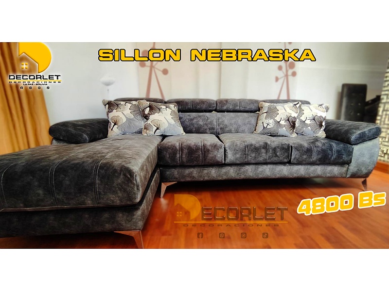 Sillón Nebraska Gris La Paz Decorlet