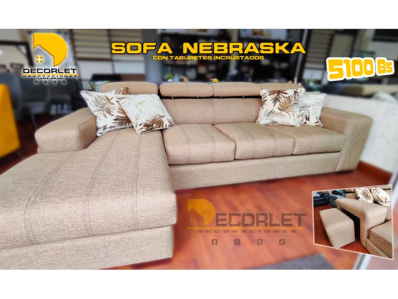 Sillón Nebraska Beige La Paz Decorlet