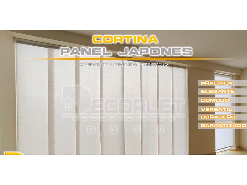 Panel Japones Blanco La Paz Decorlet