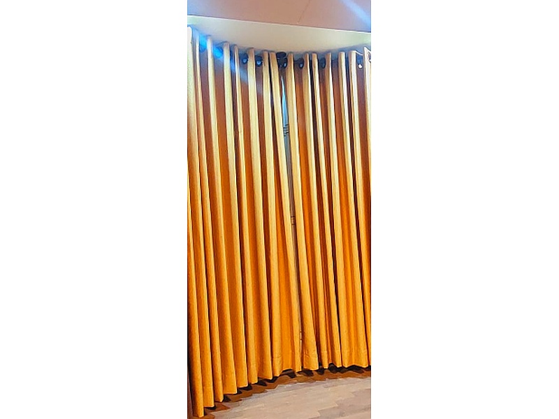Cortina Tela Amarillo La Paz Creaciones "Brandon"
