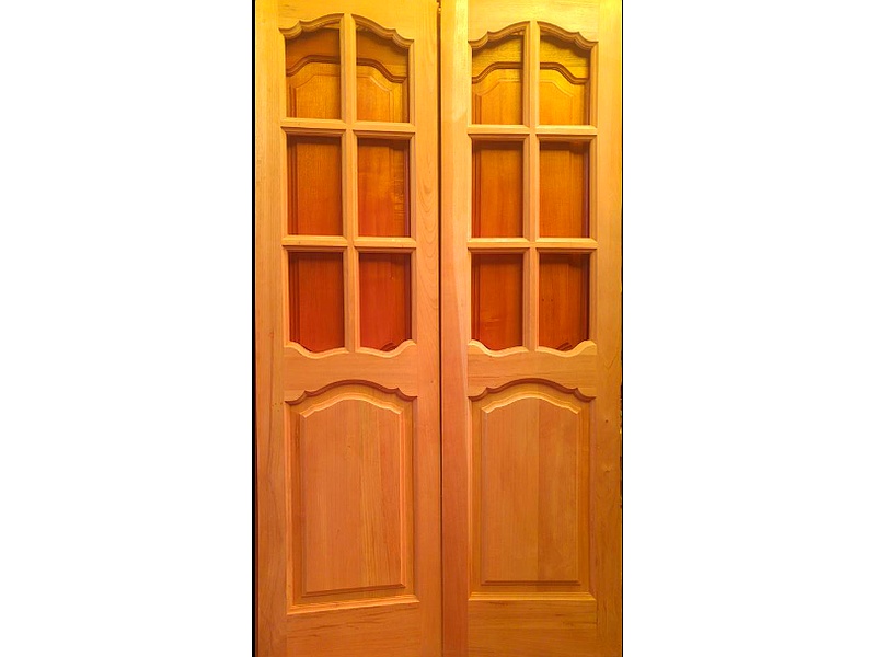 Puerta de madera doble hoja La Paz