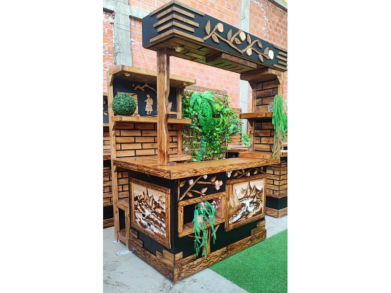 mueble bar grande La Paz Muebles para restaurante "Mueblek"