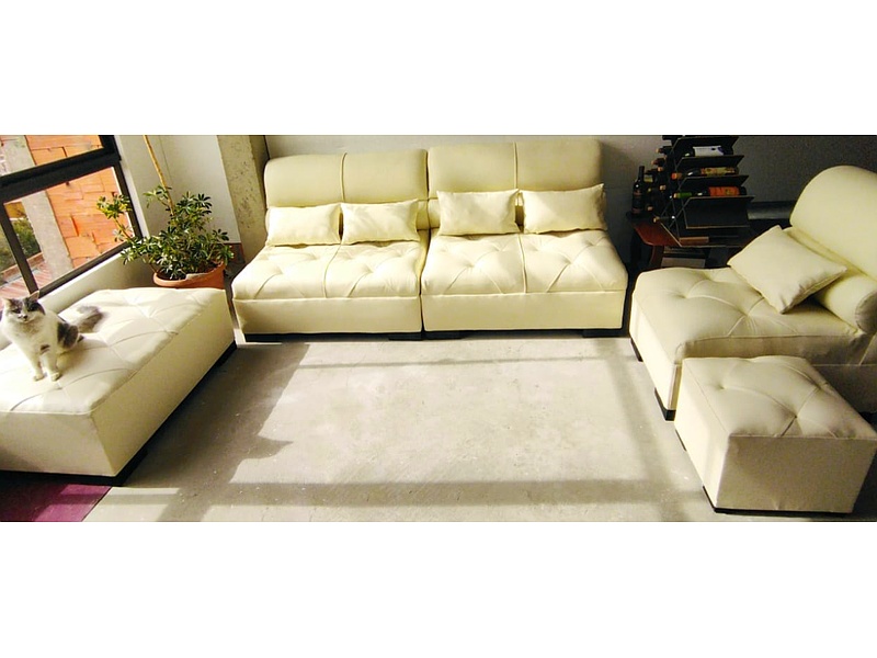 sala beige La Paz Muebles Oscar GC