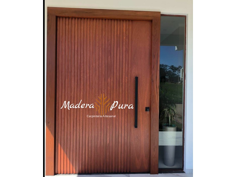 Puerta Caoba Santa Cruz.
