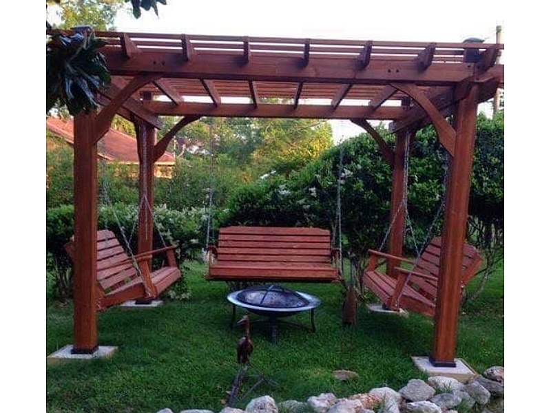 PERGOLA DE MADERA BASICA COCHABAMBA