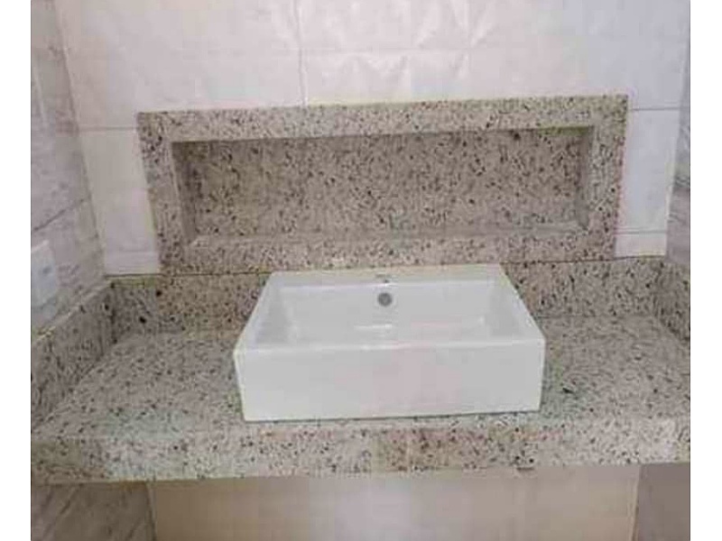 Encimera de lavabo Beige Santa Cruz