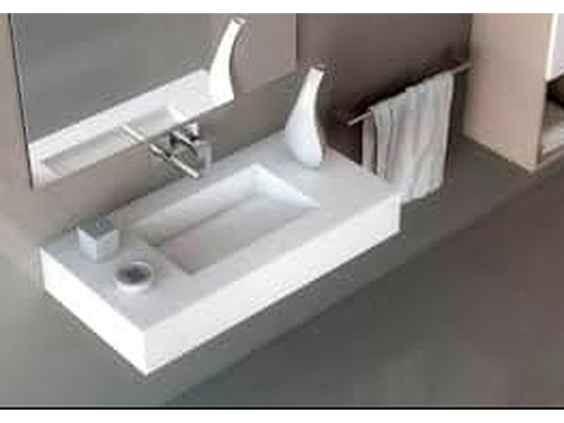 Lavabo blanco Santa Cruz