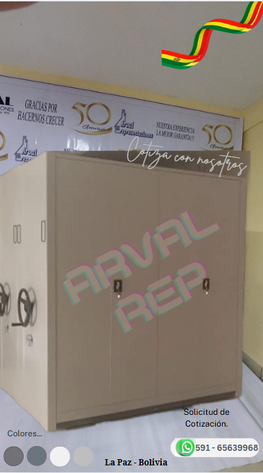 ARCHIVOS MÓVILES METÁLICOS