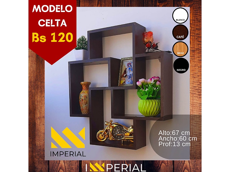 estantería celta La Paz Muebles Imperial