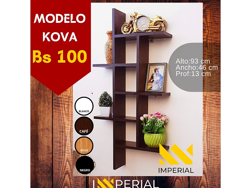 estantería kova La Paz Muebles Imperial