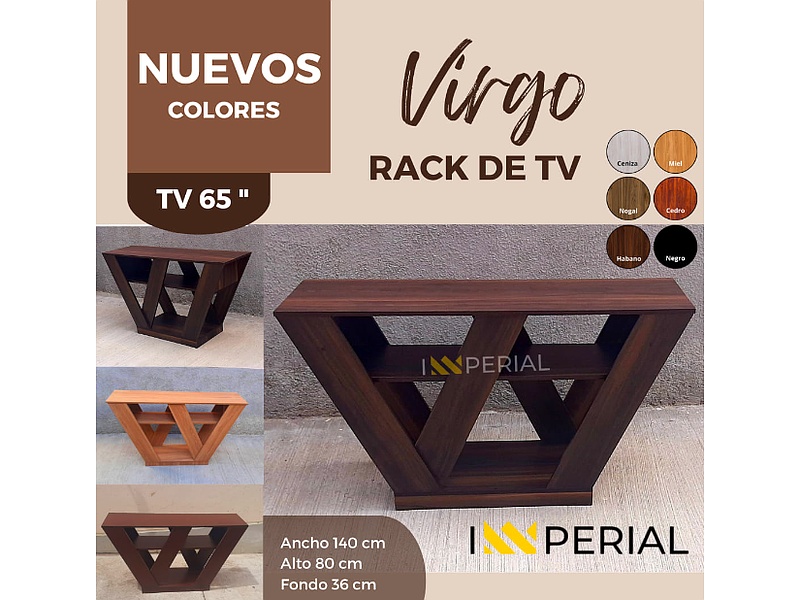 mueble para tv La Paz Muebles Imperial