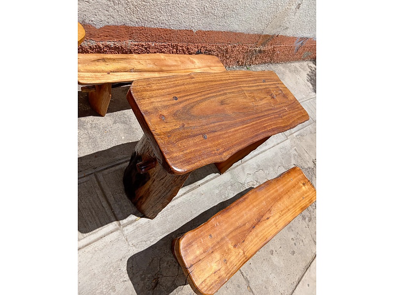 juego de comedor madera La Paz Del Monte - Muebles