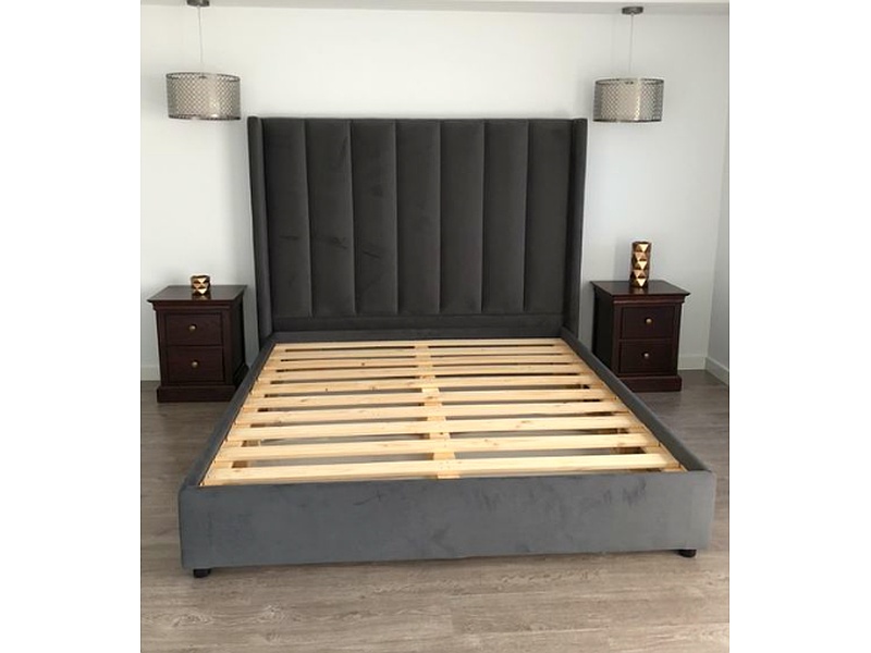 cama tapizada ploma La Paz Muebles ORION